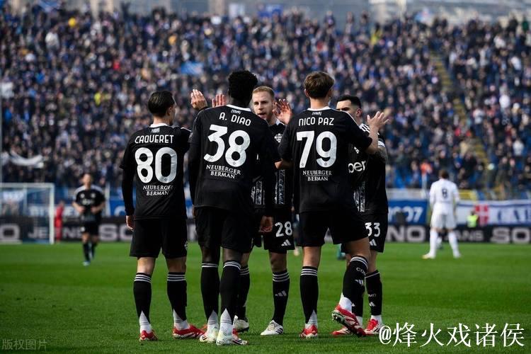 罗马小胜科莫1比0，距榜首仅差3分